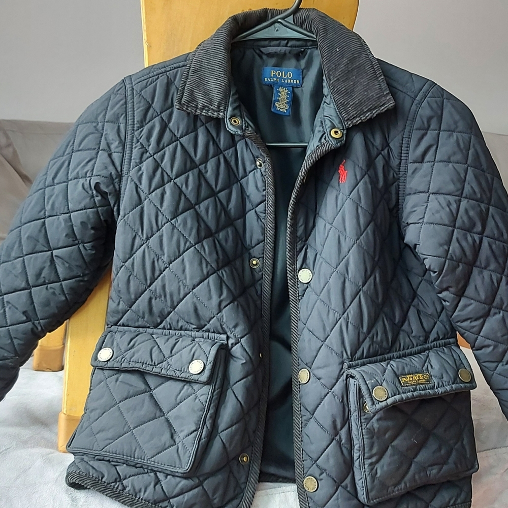 Boys  4/4T Polo Ralph Lauren quilted barn jacket